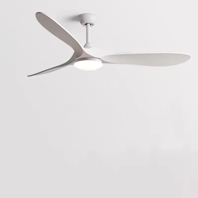 Ventilateur de Plafond Zéphira en Bois Naturel Silencieux Ø132,152,178cm – Style Tropical avec Télécommande | Lumixin