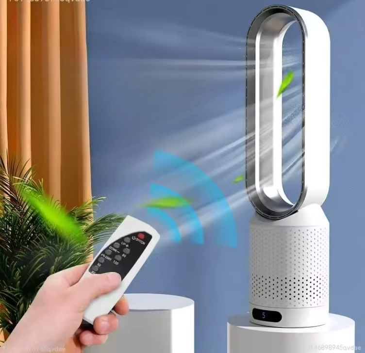 Mini Ventilateur Sans Pales – Silencieux, 5W | Design Compact et Moderne