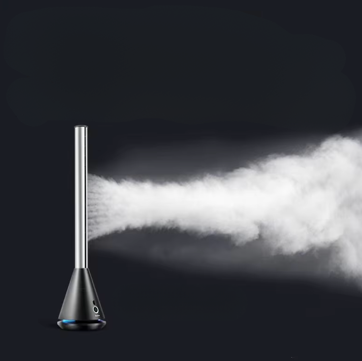 Ventilateur Colonne Sans Pales – 97 cm, Télécommande, Silencieux, Design Moderne