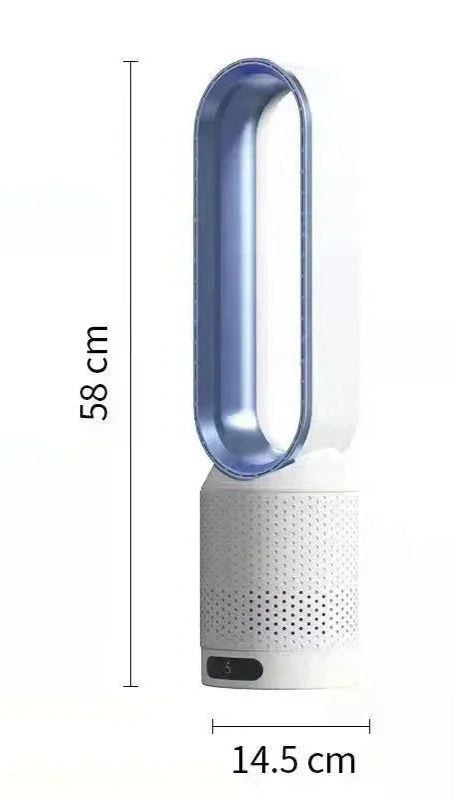 Mini Ventilateur Sans Pales – Silencieux, 5W | Design Compact et Moderne