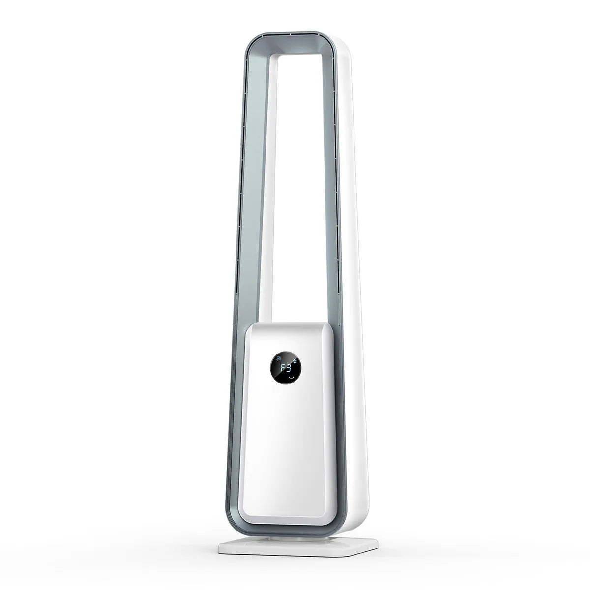 Ventilateur Sans Pales Triangulaire – 80W, LED, Minuterie 8h, Ultra Moderne