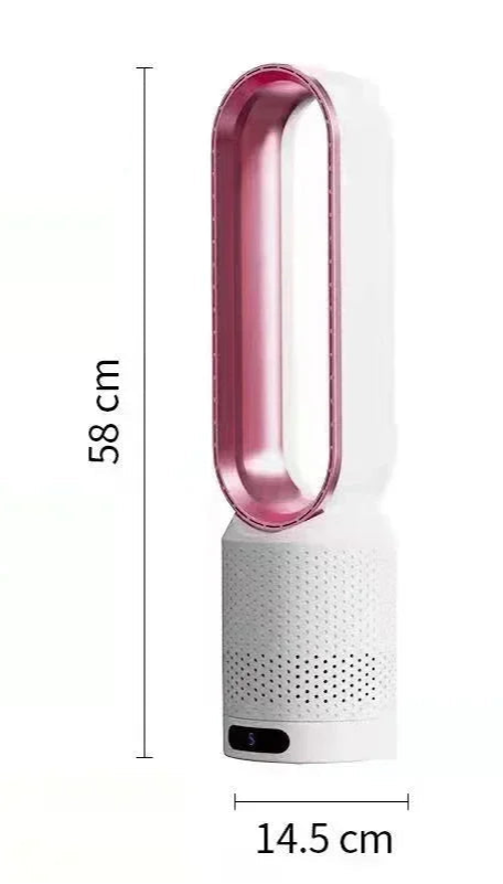 Mini Ventilateur Sans Pales – Silencieux, 5W | Design Compact et Moderne