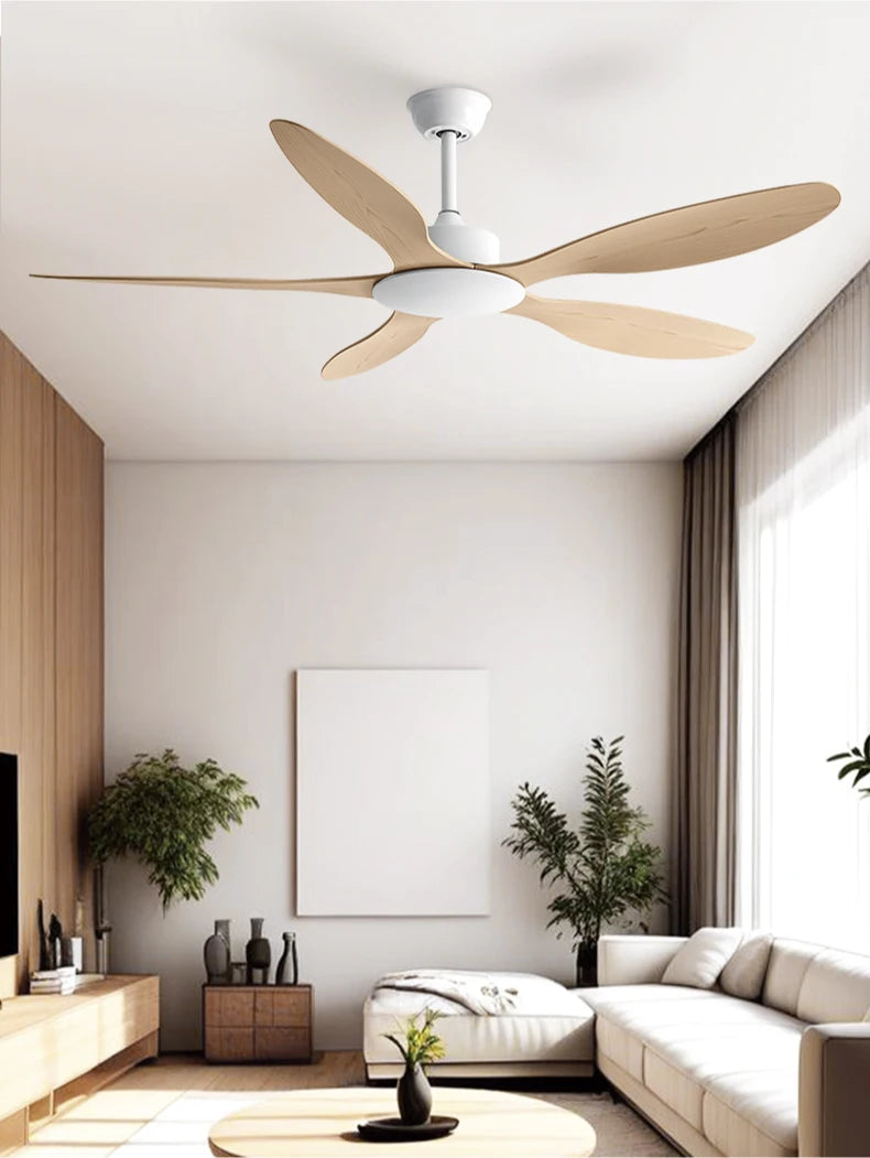 Ventilateur Plafond Helixair 6 Pales Bois Foncé – Ultra Silencieux | Lumixin