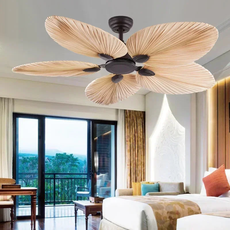 Ventilateur de Plafond Nymphéa 132 cm – 5 pales, télécommande | Lumixin