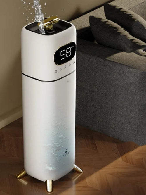 Humidificateur 8L Télécommandé – Brume Fraîche, Silencieux, Grand Format Design