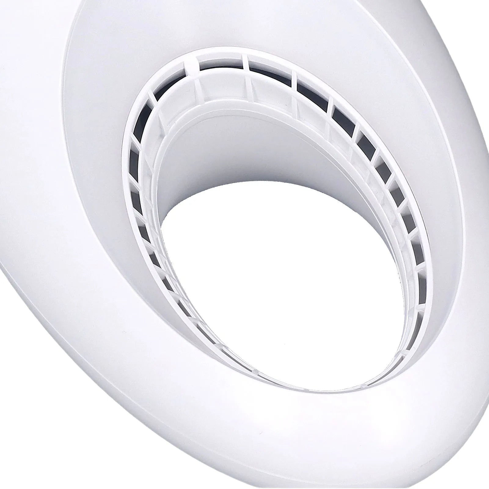 Ventilateur sans pales LED – Silencieux, 3 vitesses, lumière de nuit, USB rechargeable | Lumixin