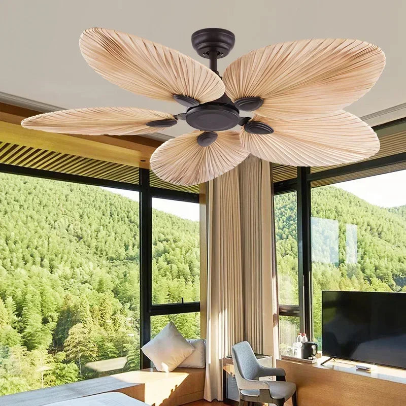 Ventilateur de Plafond Nymphéa 132 cm – 5 pales, télécommande | Lumixin