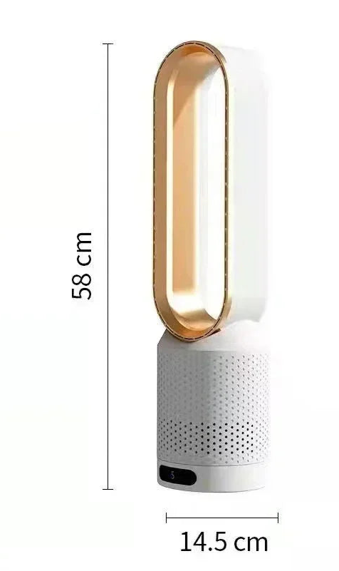 Mini Ventilateur Sans Pales – Silencieux, 5W | Design Compact et Moderne