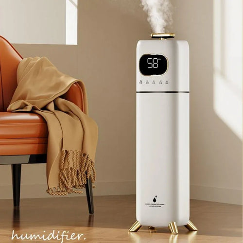 Humidificateur 8L Télécommandé – Brume Fraîche, Silencieux, Grand Format Design