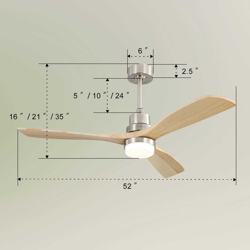 Ventilateur de Plafond Clairis 132 cm | Lumixin