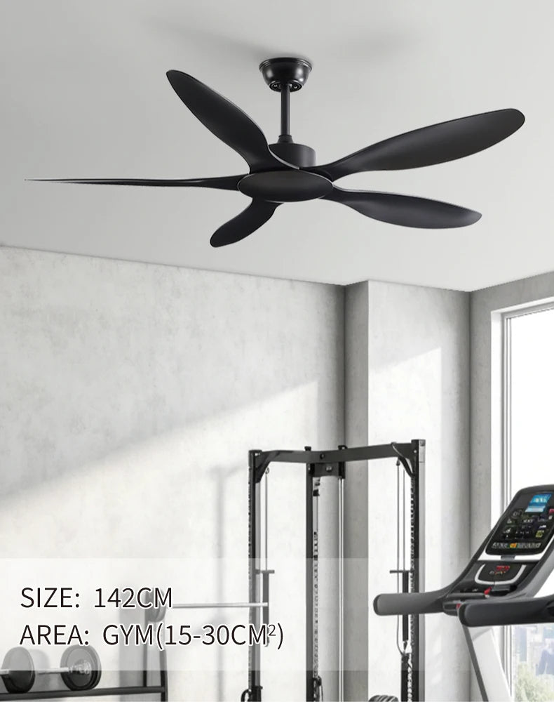Ventilateur Plafond Helixair 6 Pales Bois Foncé – Ultra Silencieux | Lumixin