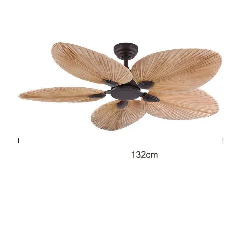 Ventilateur de Plafond Nymphéa 132 cm – 5 pales, télécommande | Lumixin