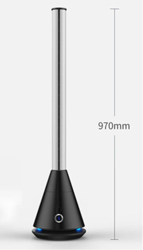 Ventilateur Colonne Sans Pales – 97 cm, Télécommande, Silencieux, Design Moderne