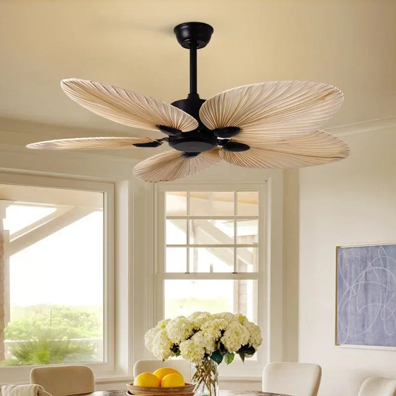 Ventilateur de Plafond Nymphéa 132 cm – 5 pales, télécommande | Lumixin