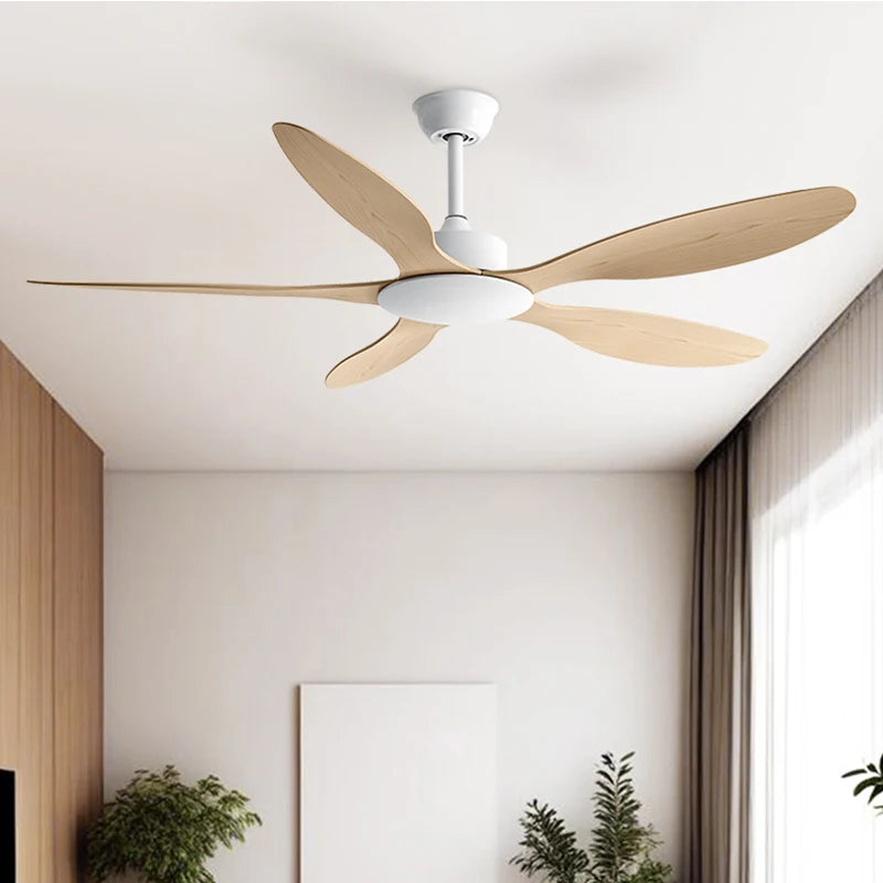 Ventilateur Plafond Helixair 6 Pales Bois Foncé – Ultra Silencieux | Lumixin