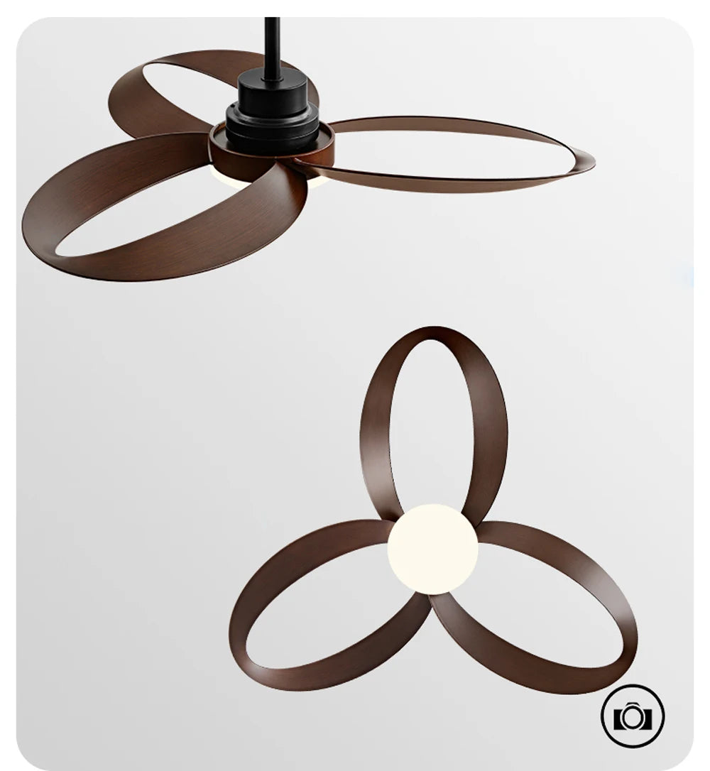 Ventilateur de Plafond Annelis 108,132 cm – 3 Pales Vintage avec Télécommande | Lumixin