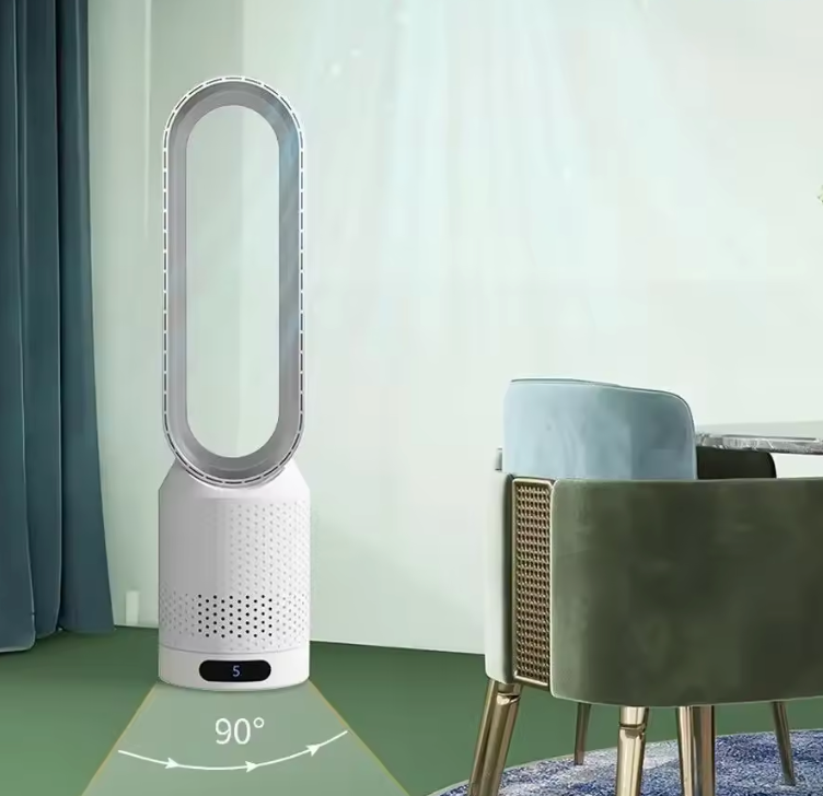 Mini Ventilateur Sans Pales – Silencieux, 5W | Design Compact et Moderne