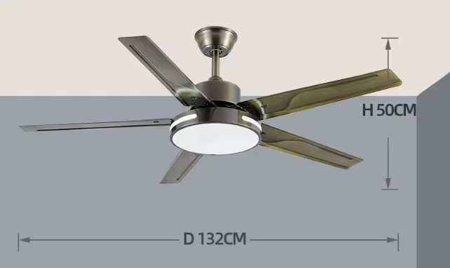 Ventilateur de Plafond Chromis - avec Télécommande | Lumixin
