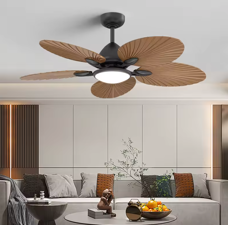 Ventilateur de Plafond Nymphéa 132 cm – 5 pales, télécommande | Lumixin