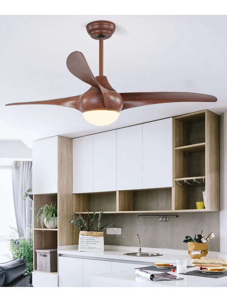 Ventilateur de Plafond Lignora 3 Pales LED & moteur DC silencieux