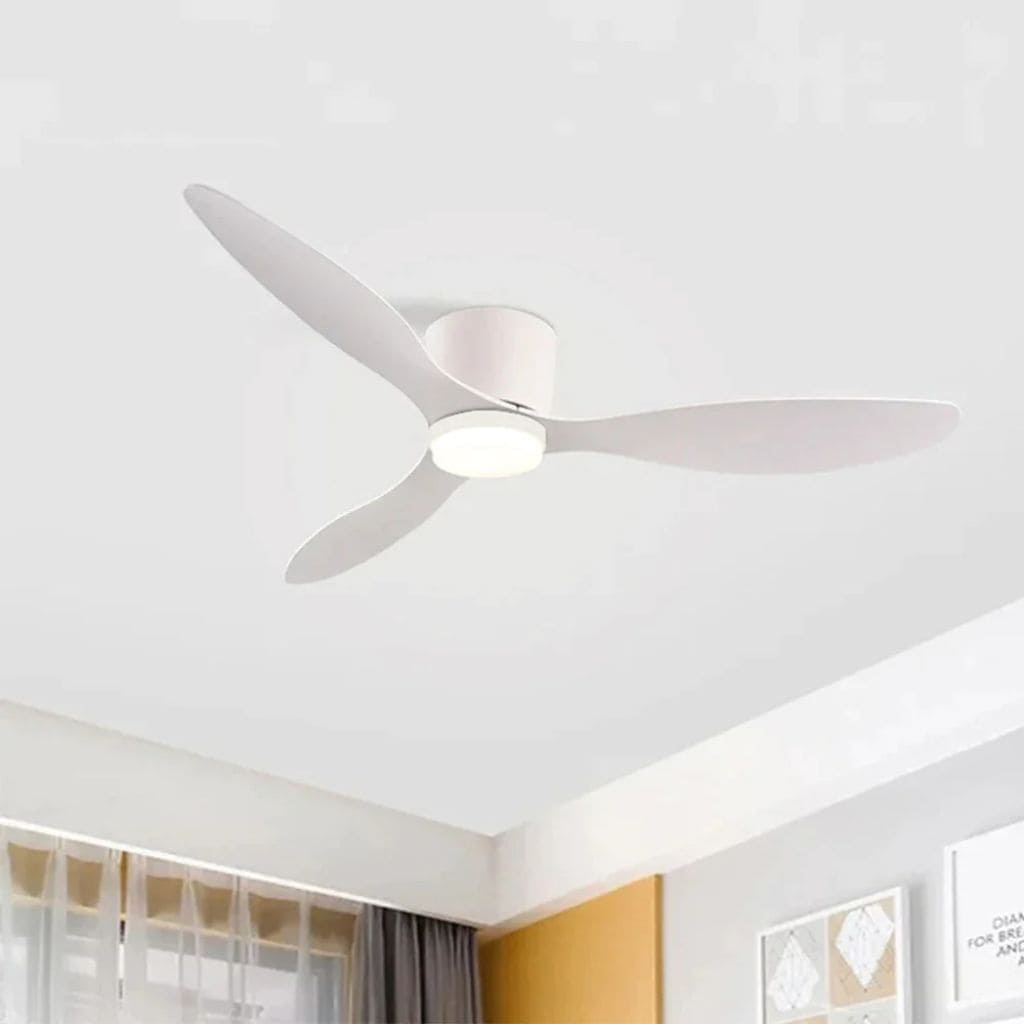 Ventilateur de Plafond Serenya Ø105-132cm – Silencieux, avec LED, Télécommande Lumixin