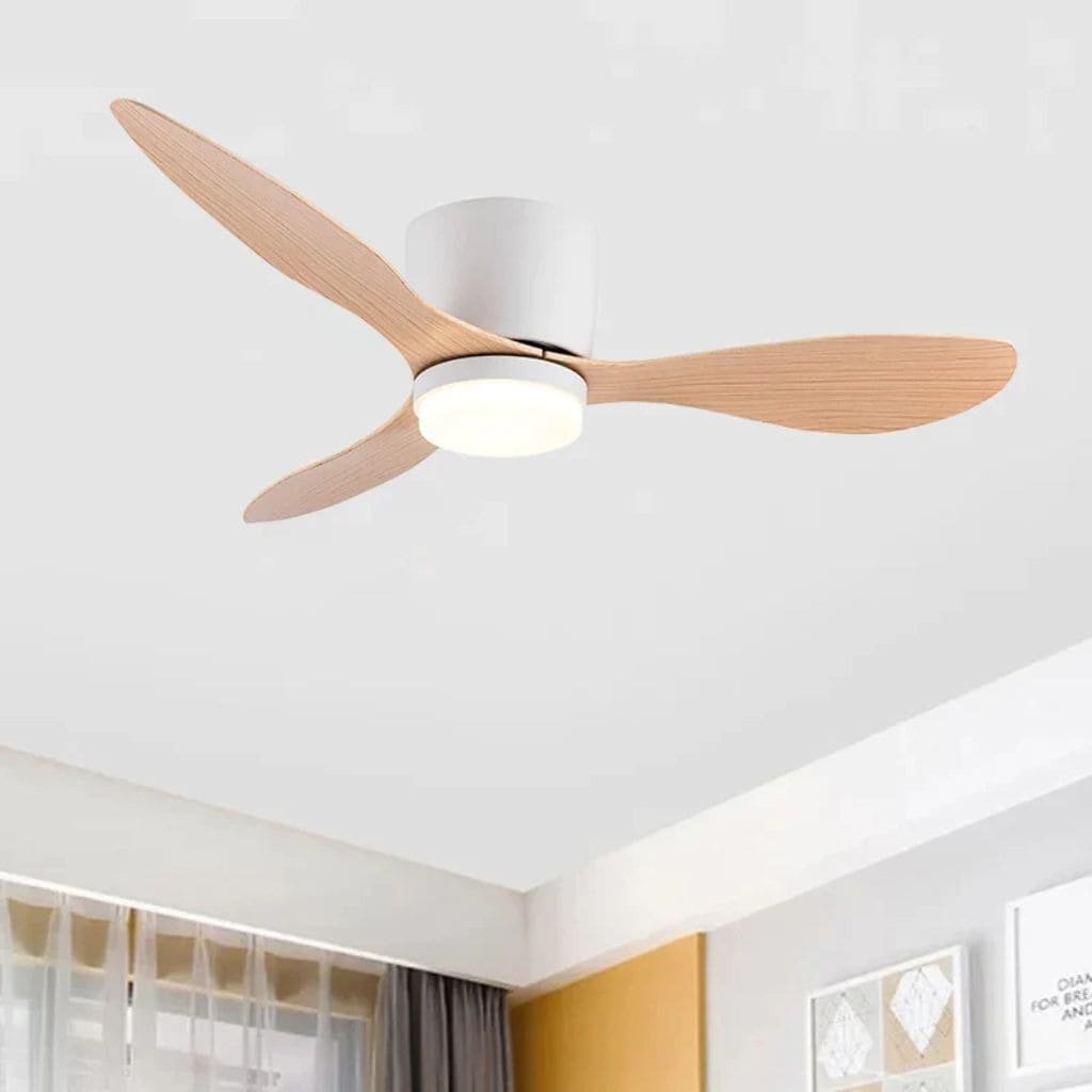 Ventilateur de Plafond Serenya Ø105-132cm – Silencieux, avec LED, Télécommande Lumixin