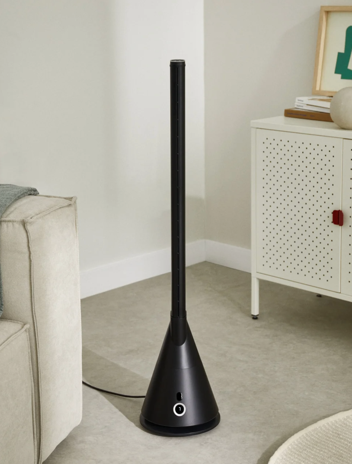 Ventilateur Colonne Sans Pales – 97 cm, Télécommande, Silencieux, Design Moderne