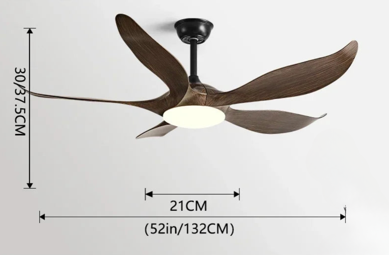 Ventilateur Plafond Aralya Silencieux avec LED – 132 cm | Aralya