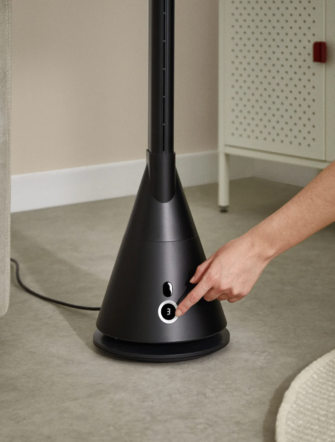 Ventilateur Colonne Sans Pales – 97 cm, Télécommande, Silencieux, Design Moderne