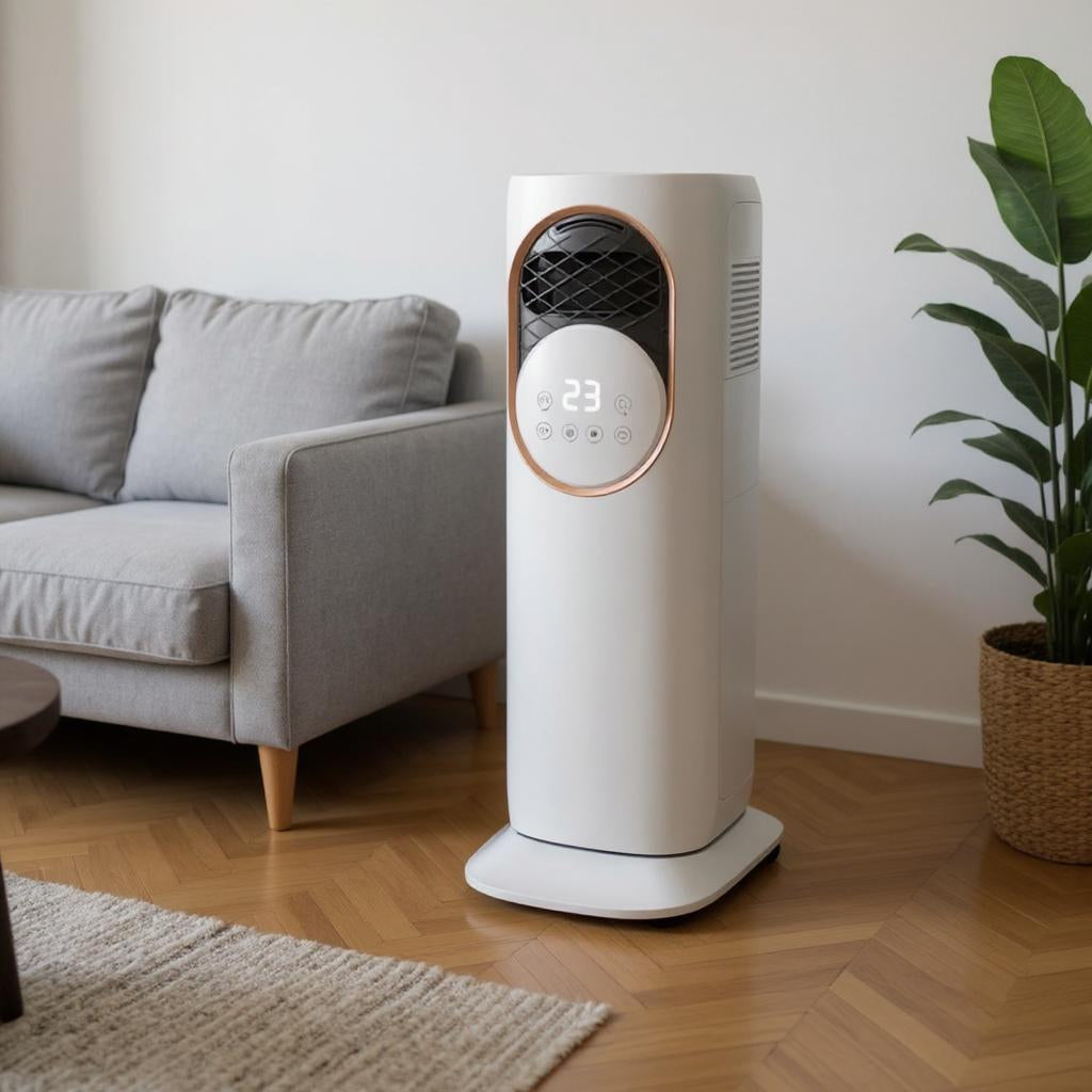 Tour Humidificateur – Ventilateur, Réservoir 4L, Design Élégant