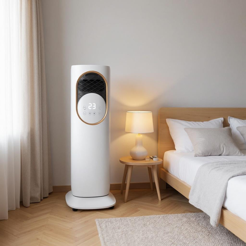 Tour Humidificateur – Ventilateur, Réservoir 4L, Design Élégant